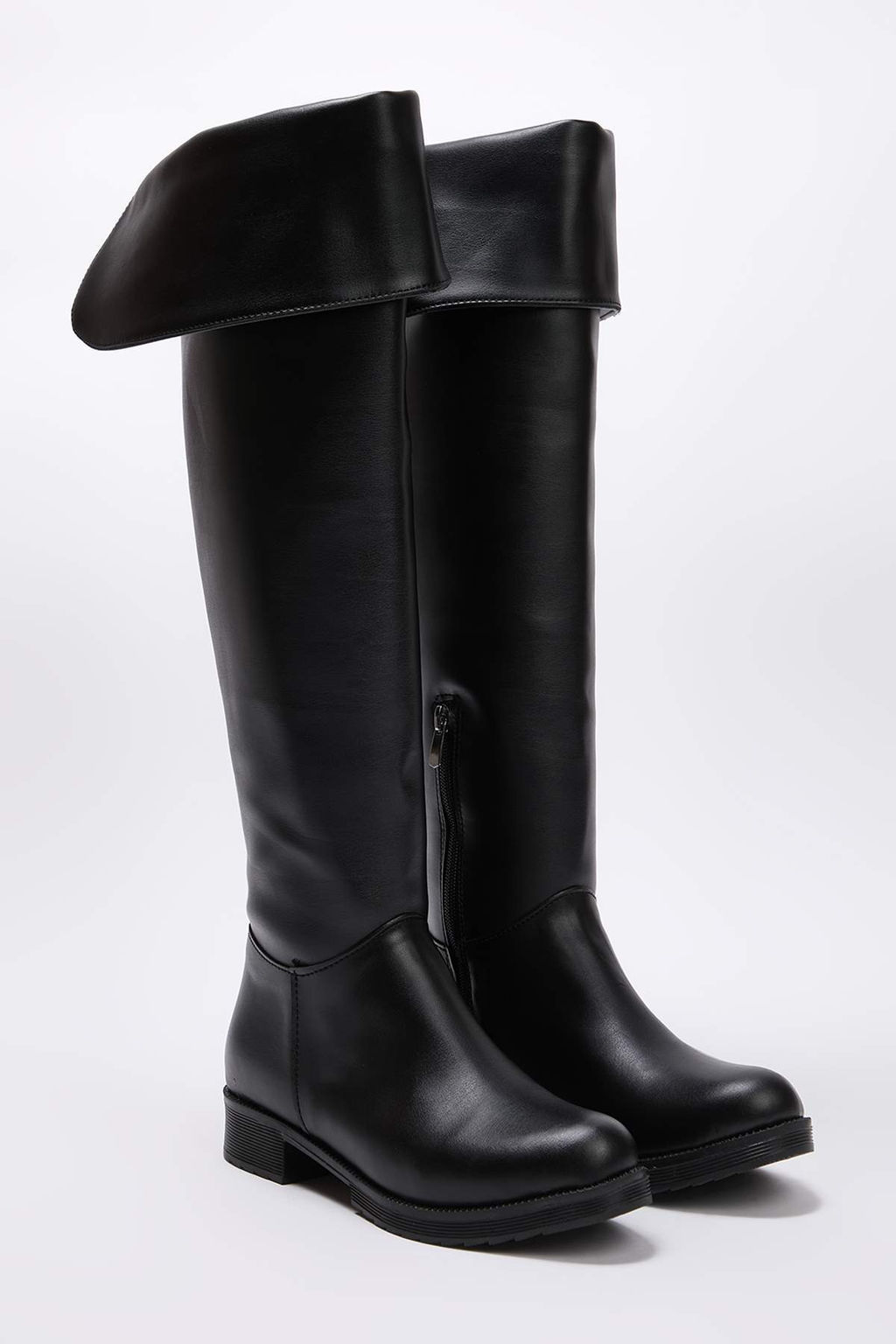 Siyah Duz Topuklu Cift Kullan?ml? Kad?n Diz Ustu Cizme TAKAW26CZ00033 - Trendyolmilla фото 7