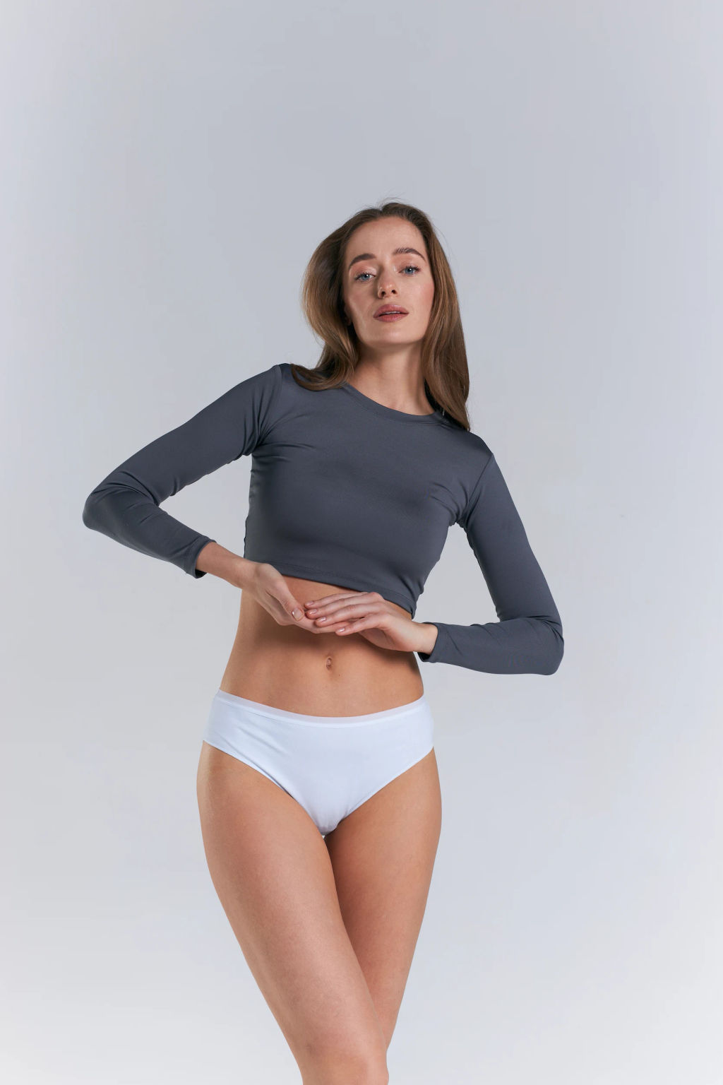 Трусы женские слипы (Оверлок по краям) Vanessa 6802-109 хлопок, эластан размеры L, XL, 2XL, 3XL - Cherry girl фото 7