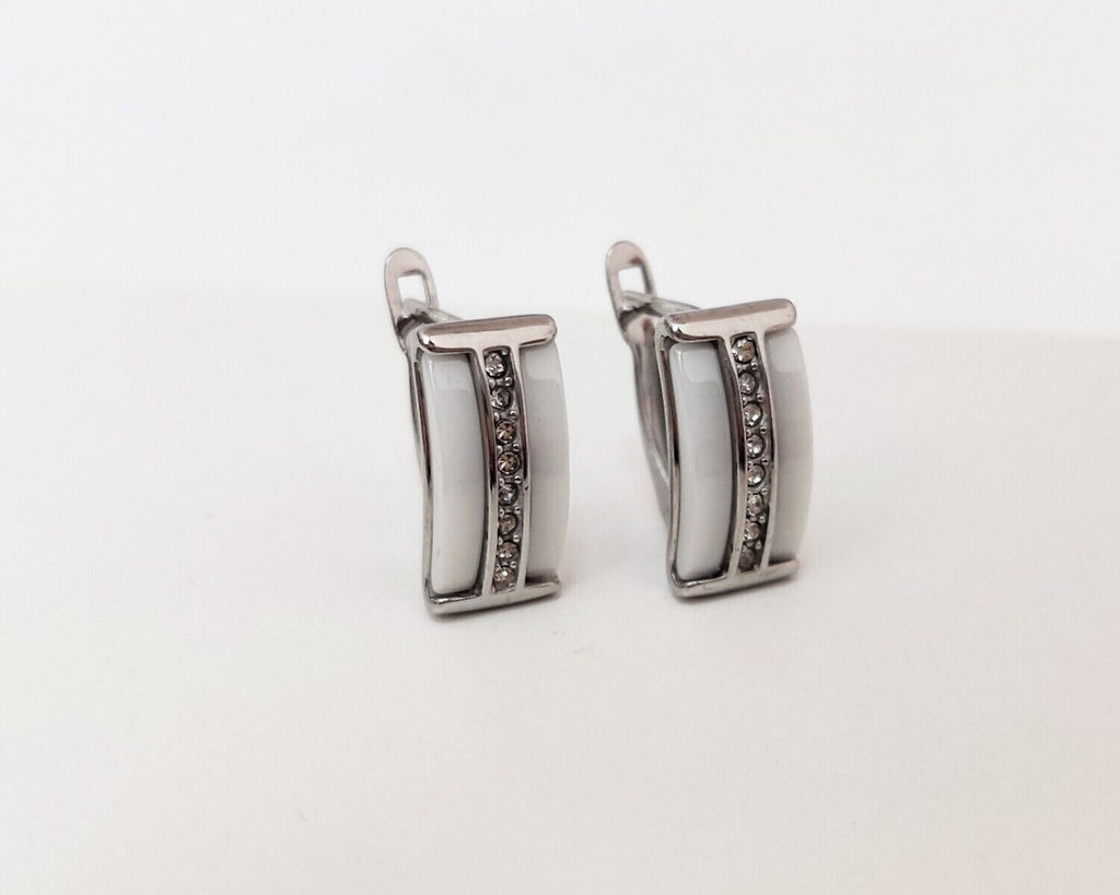 Серьги с керамикой