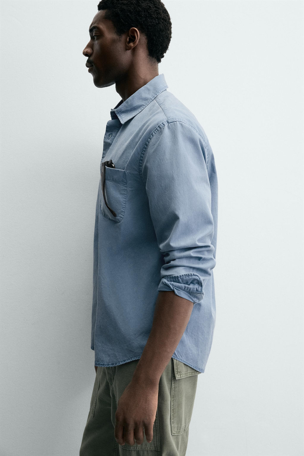 FLOWING WASHED SHIRT - Zara фото 16