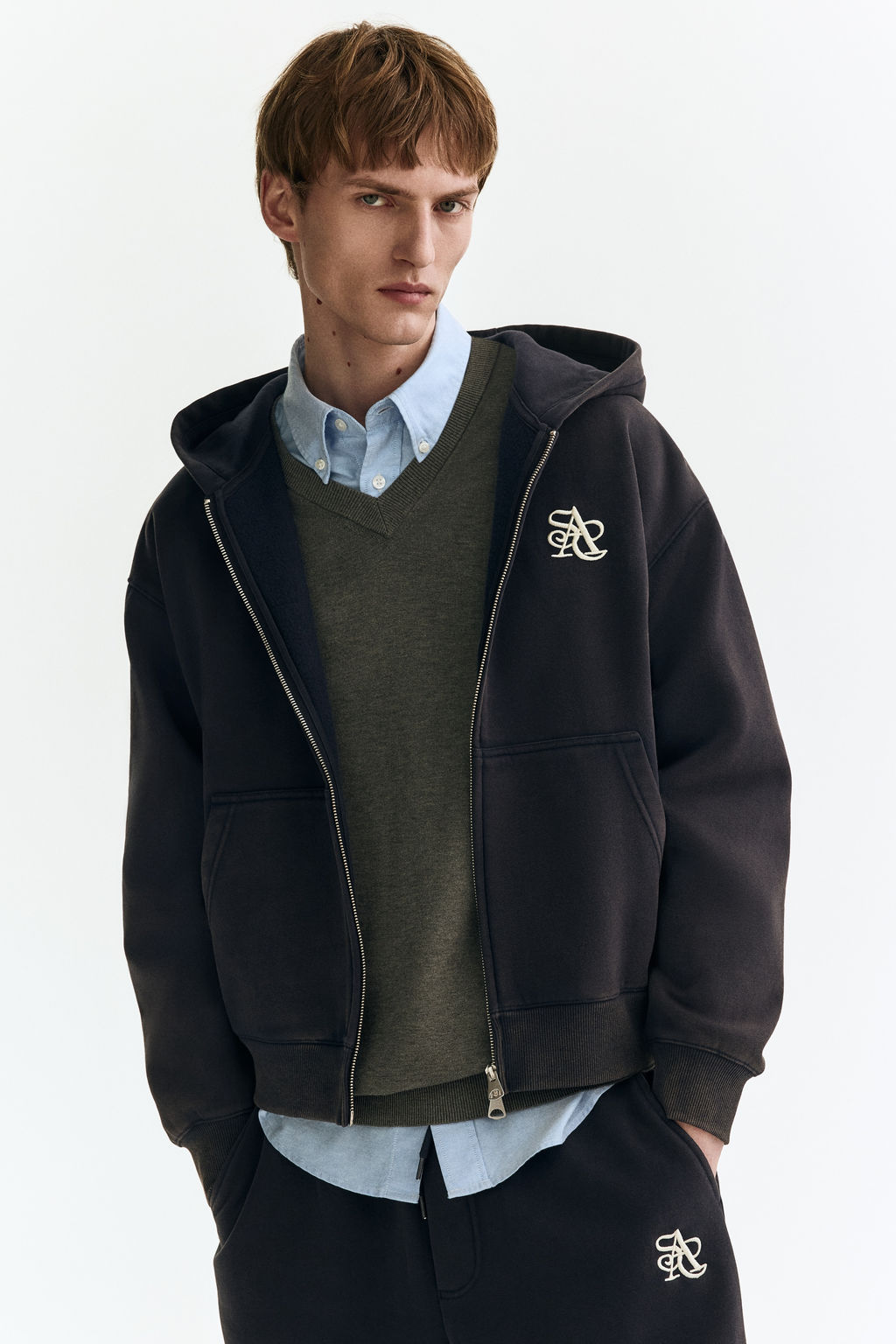 Chaqueta sudadera con capucha Loose Fit - H&m фото 4