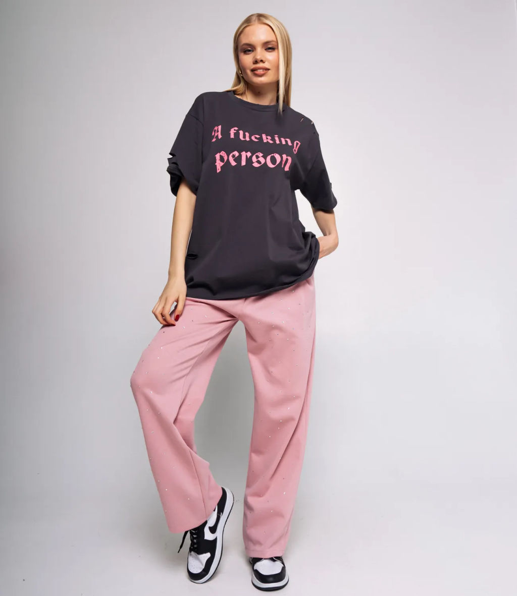 Футболка #БШ2063, графит - Dommod фото 4