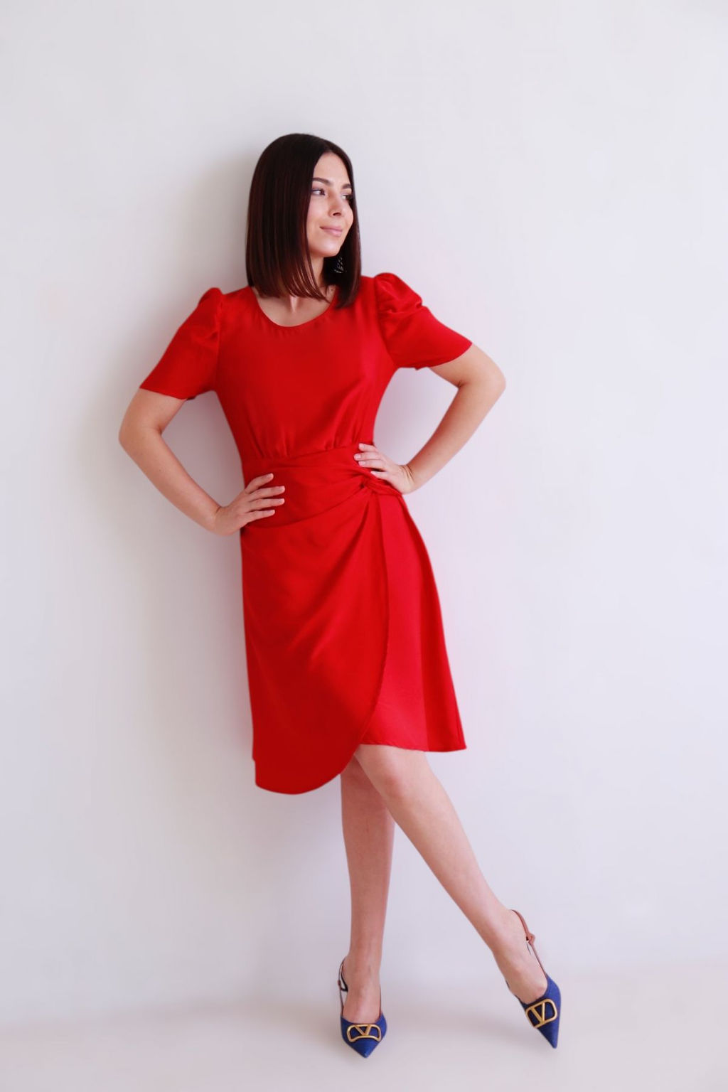 Martichelli Платье красное  фото 3