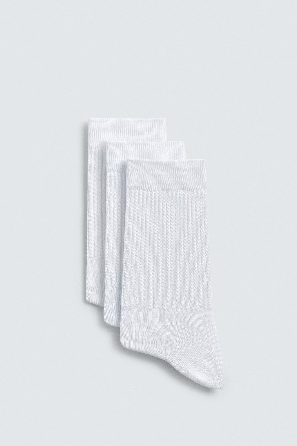 BASIC RIB SOCKS 3-PACK - Zara фото 5