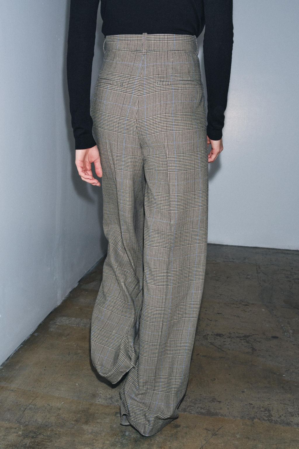 CHECK TROUSERS WITH DARTS ZW COLLECTION - Zara фото 3