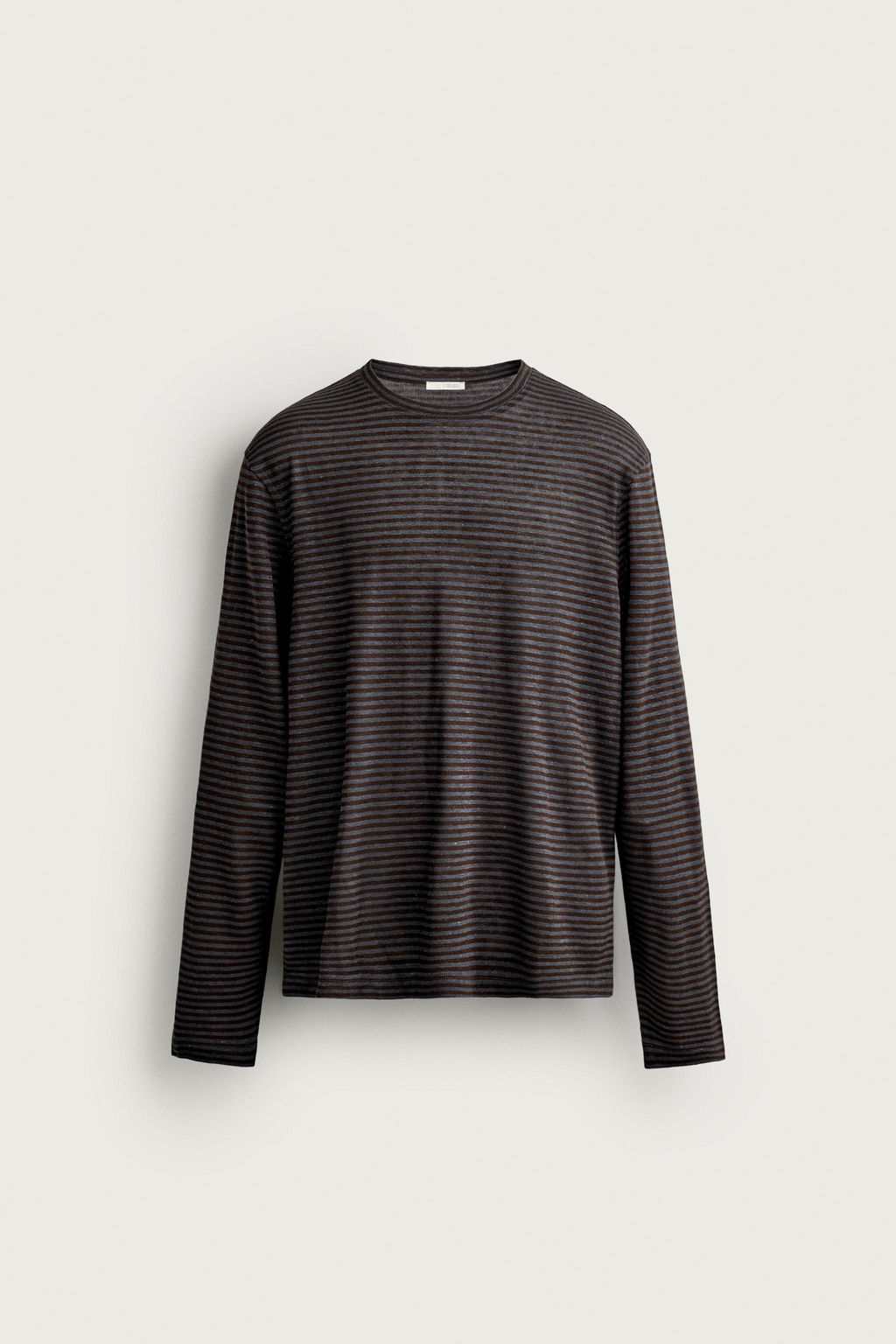 CAMISETA JACQUARD RAYAS C??AMO - VISCOSA / rayas - Zara фото 7