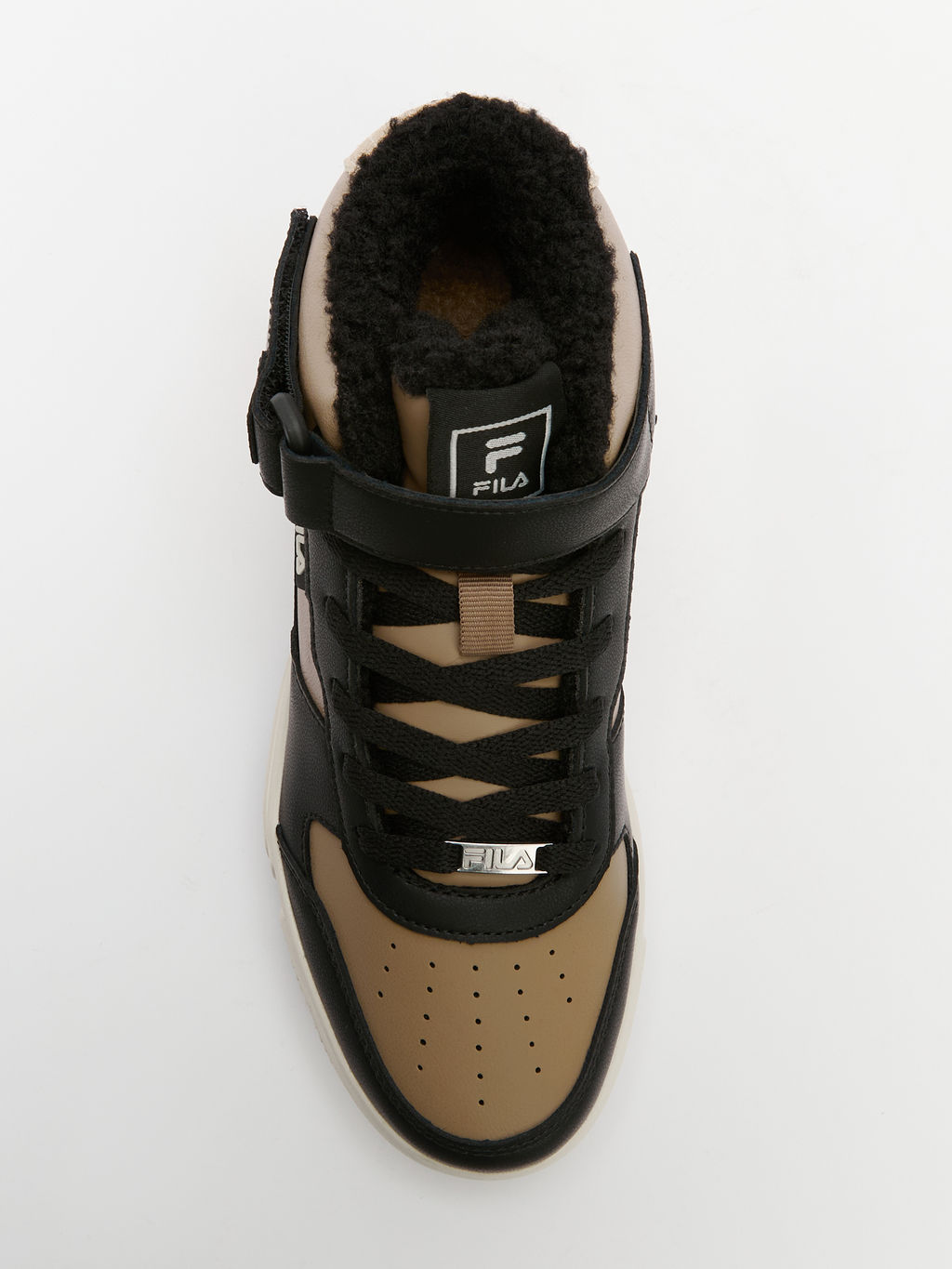 Женские высокие кеды FILA FX-1000 MID WNTR W Артикул 4126737, серо-бежевый