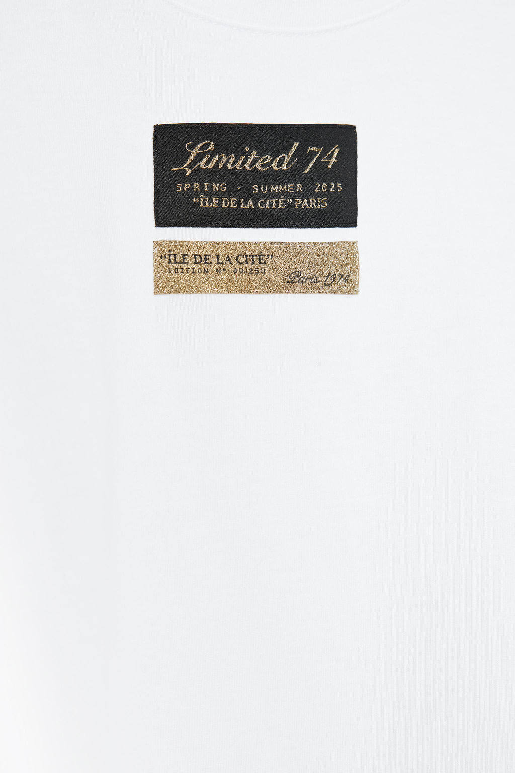 SHORT SLEEVE T-SHIRT WITH LABEL - Zara фото 8