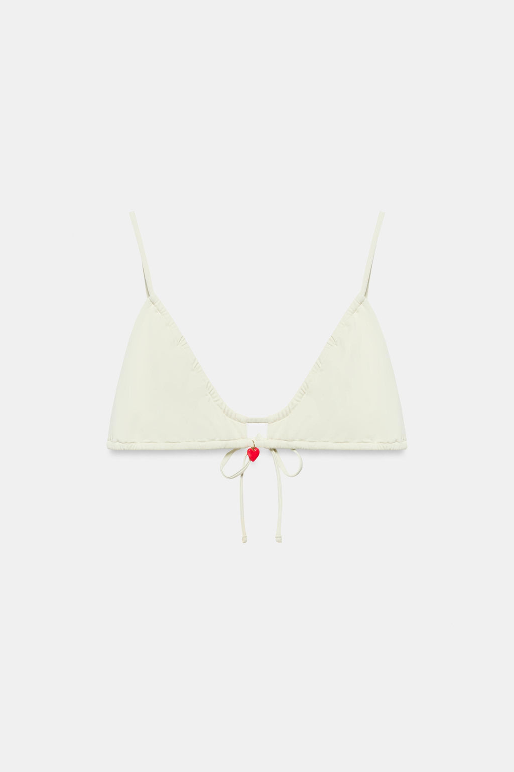 TOP BIKINI ABALORIO CORAZ?N / Crudo - Zara фото 8