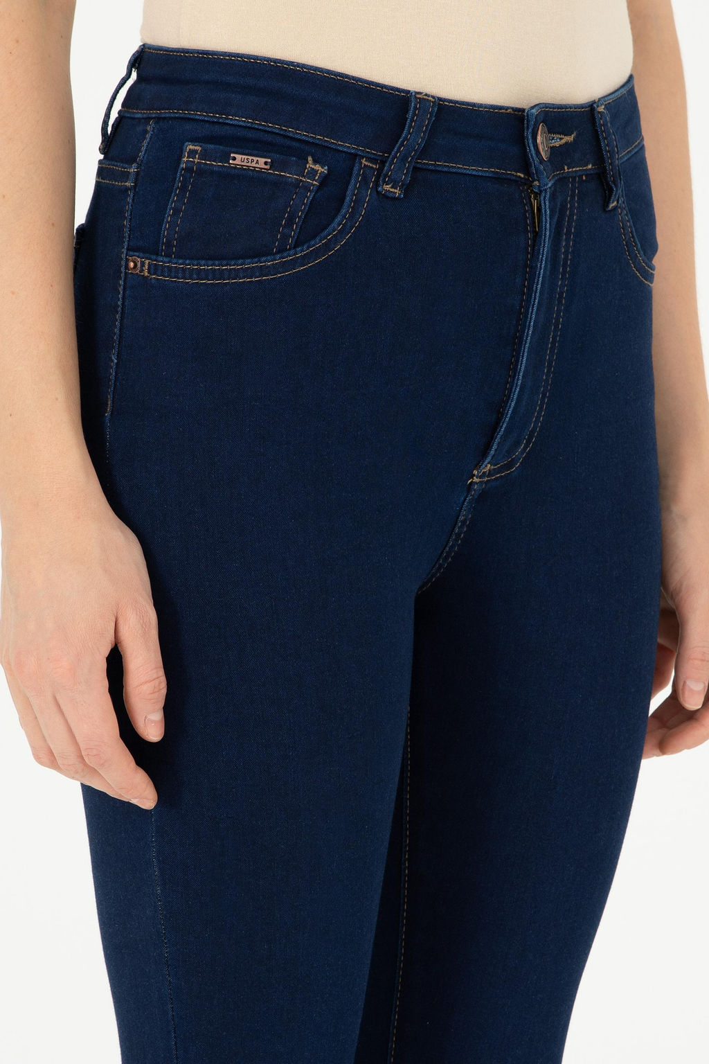 Женские сиреневые джинсовые брюки - U.s. polo assn фото 11