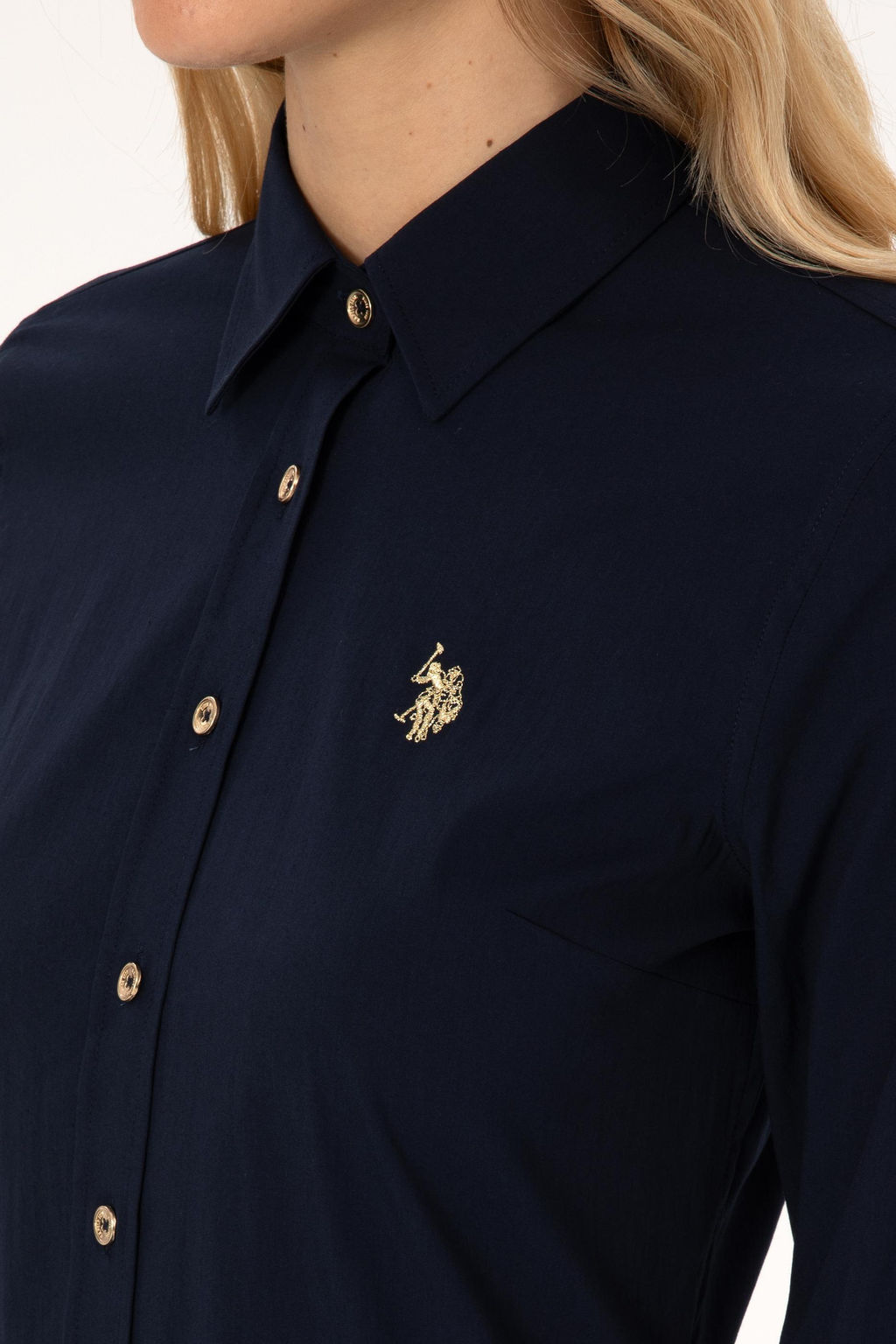 Kad_n Lacivert Uzun Kollu Basic G_mlek - U.s. polo assn фото 7