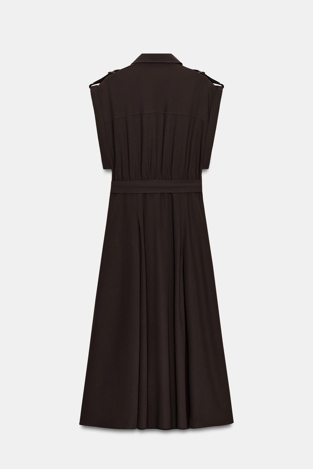 MIDI DRESS WITH BELT - Zara фото 17