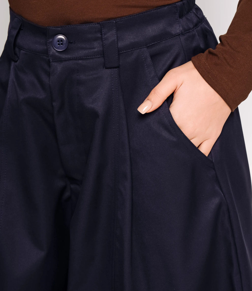 Брюки #КТ7005, тёмно-синий