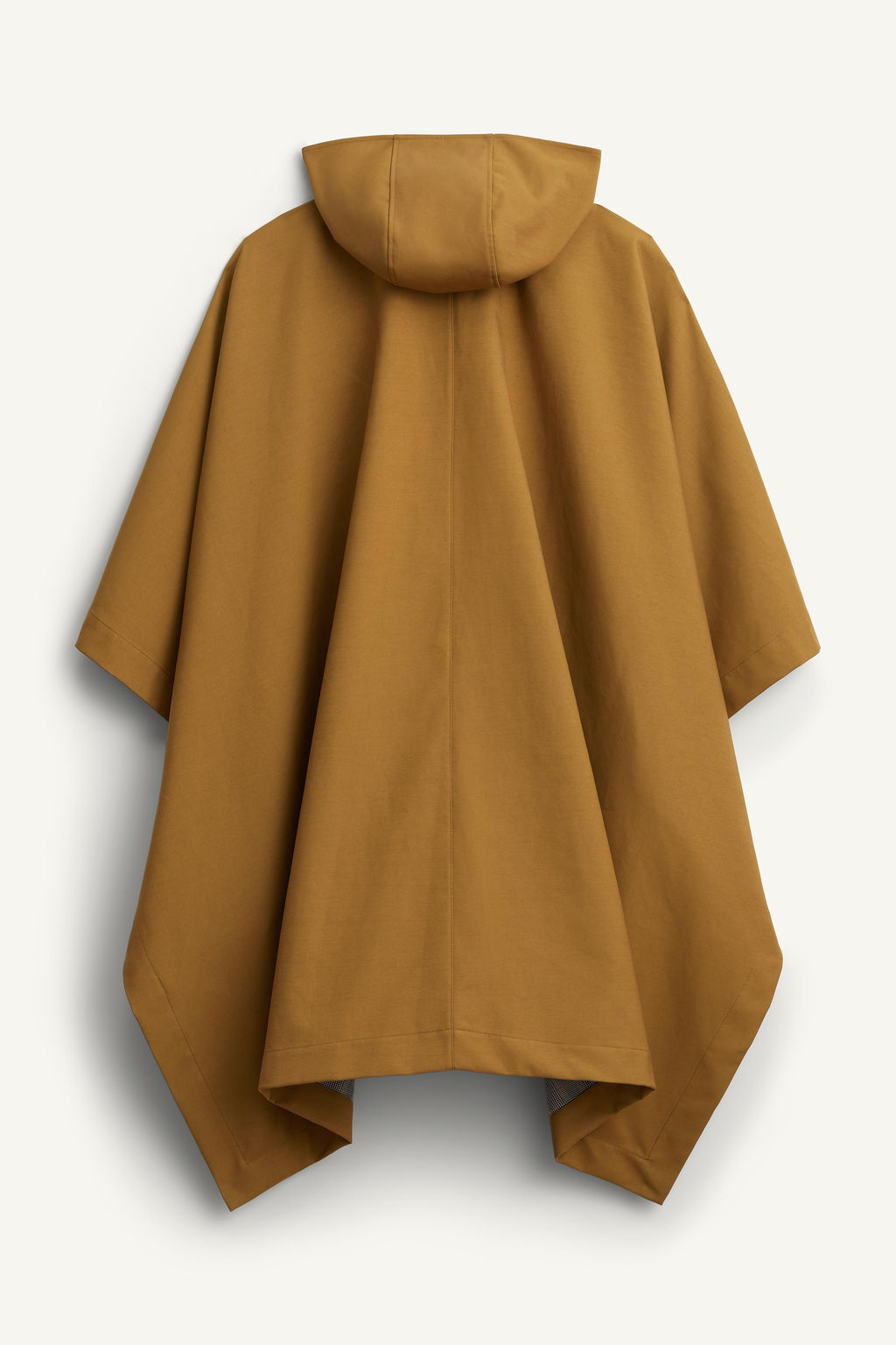 CONTRAST CHECK WATER-REPELLENT PONCHO LIMITED EDITION - Zara фото 8