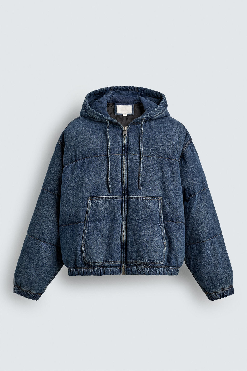 QUILTED DENIM JACKET - Zara фото 5