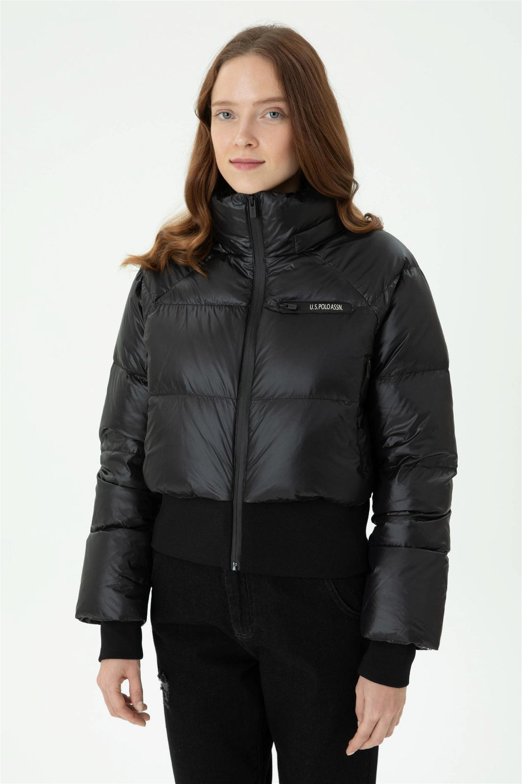 Женское черное пальто - U.s. polo assn фото 10