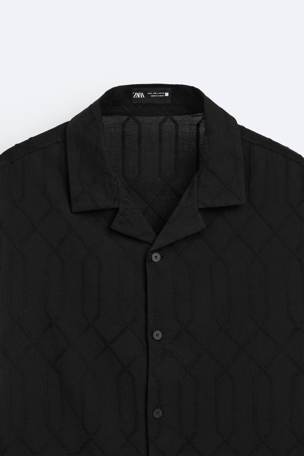 GEOMETRIK JACQUARD GOMLEK - Zara фото 9