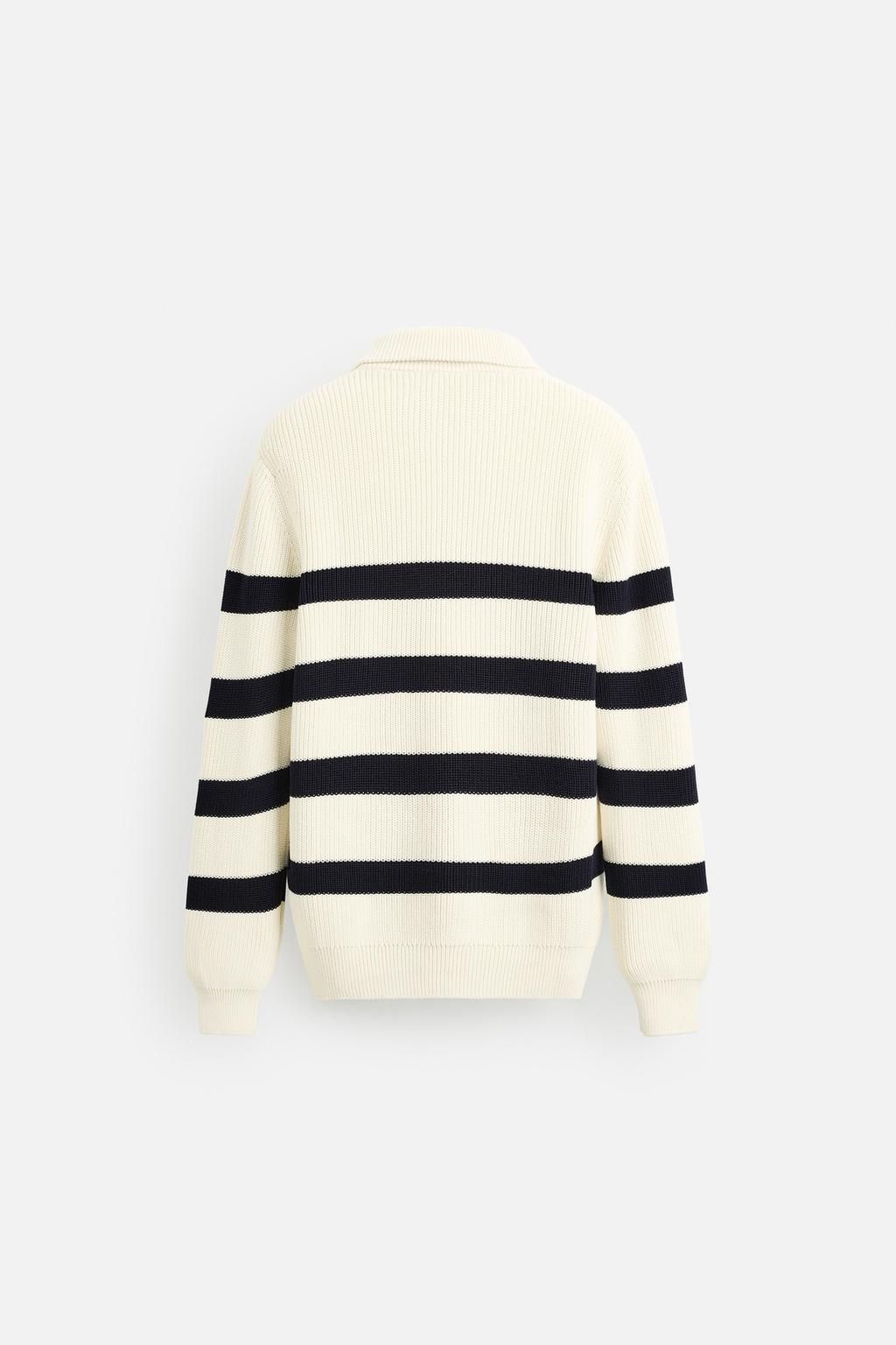 BASIC QUARTER-ZIP SWEATER - Zara фото 15