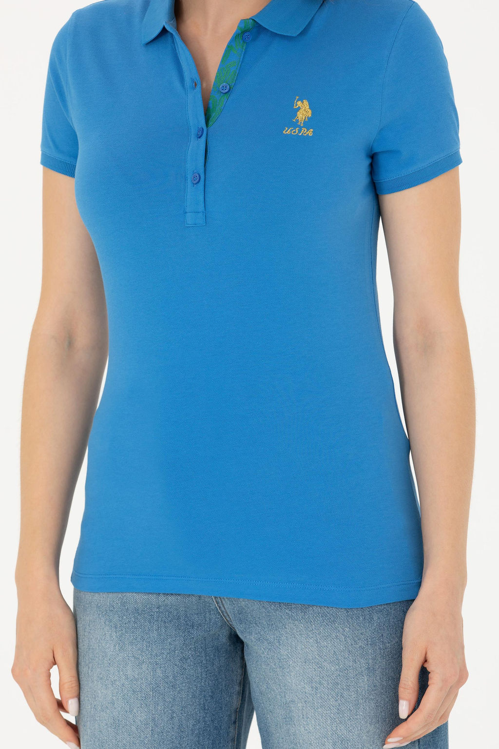 U. S. Polo Assn Женская базовая футболка Saks - U.s. polo assn фото 13