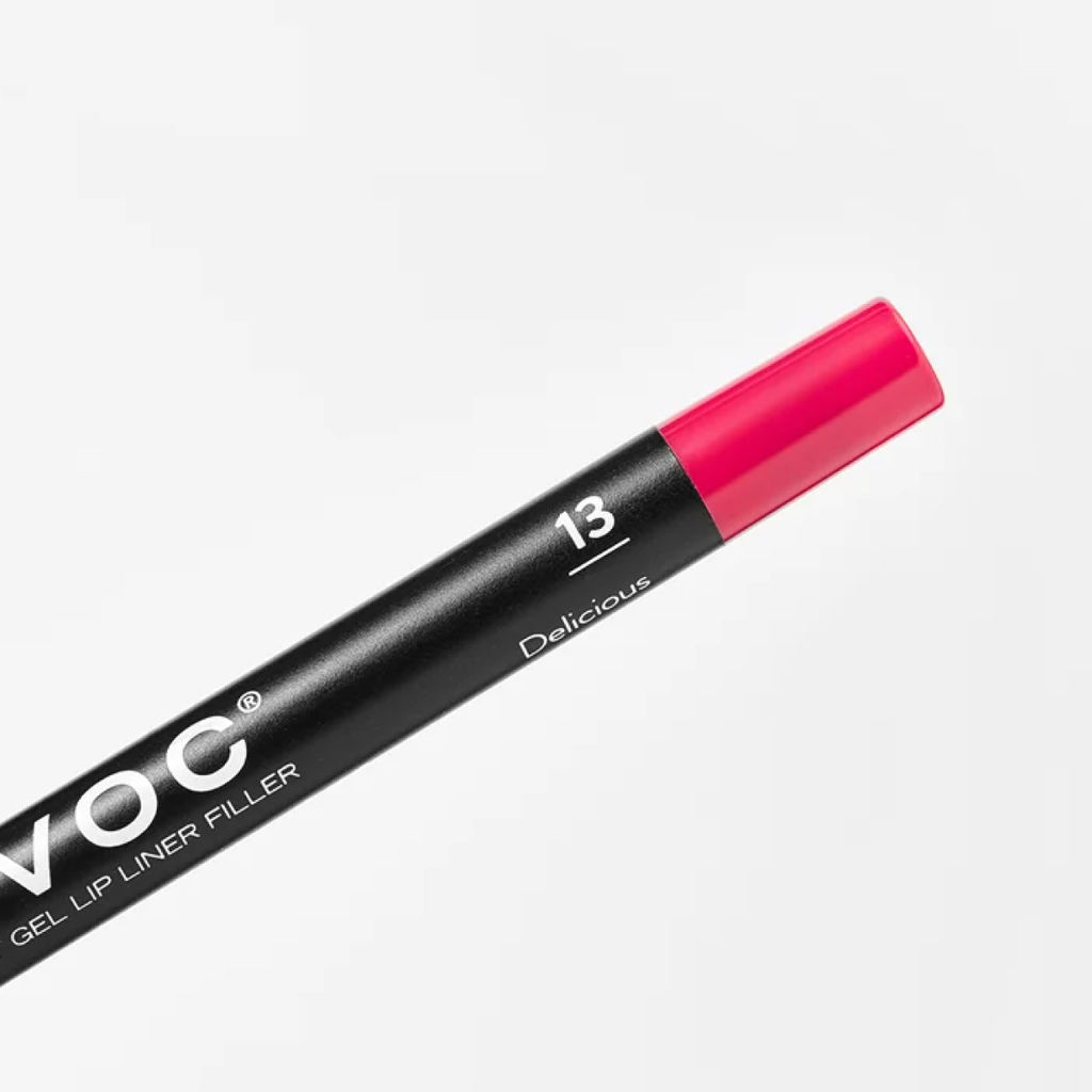 Provoc Гелевый карандаш-подводка для губ водостойкий / Semi Permanent Gel Eye Liner Filler №13 Delicious, розово-малиновый