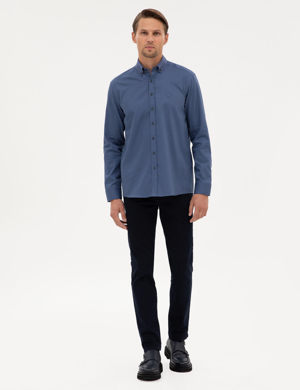 _ndigo Regular Fit Uzun Kollu G_mlek - Pierre cardin фото 4