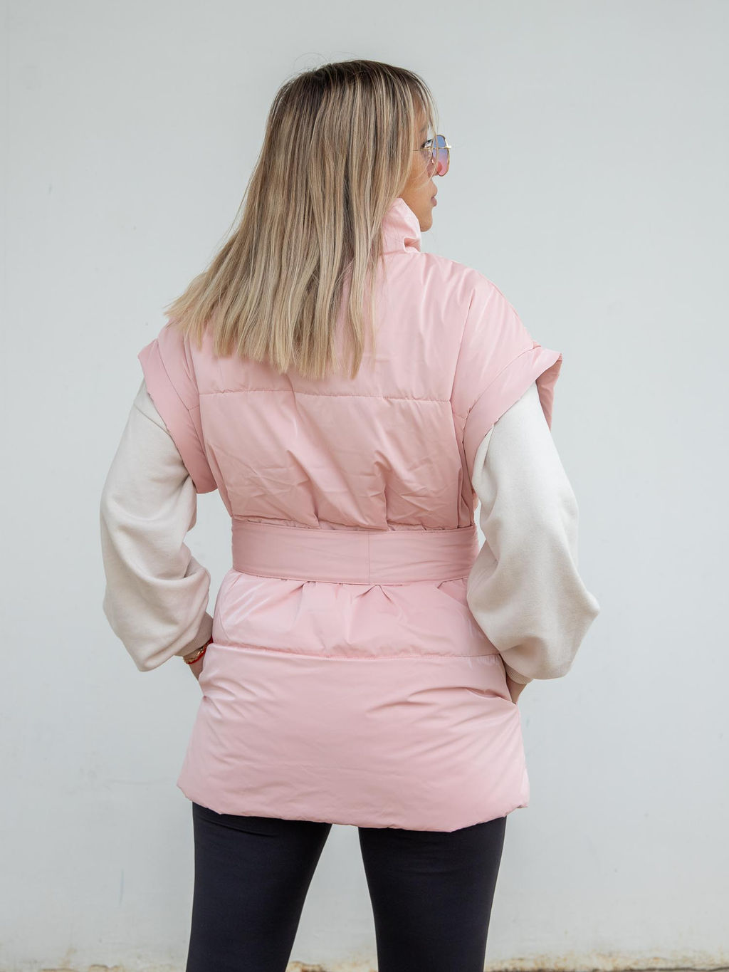 Женская Жилетка ВС003 пудра от Спортсоло