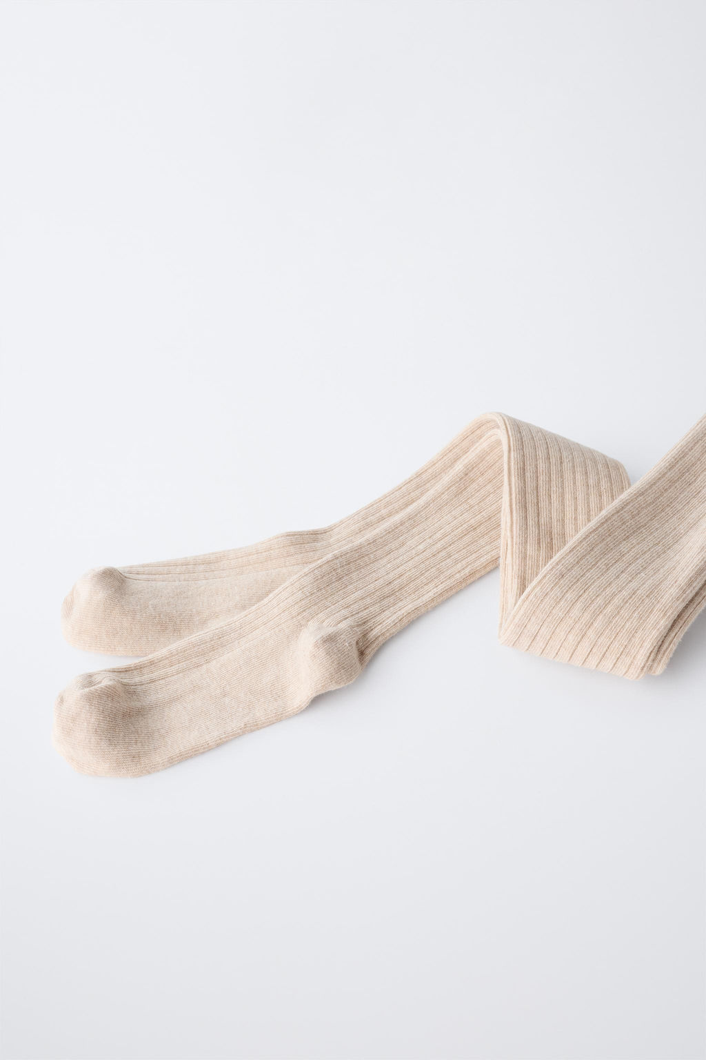 PLAIN RIBBED TIGHTS - Zara фото 7