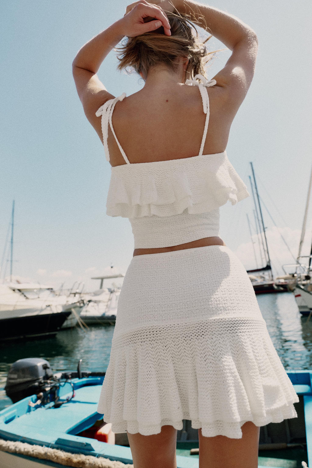 TOP PUNTO VOLANTES / Blanco