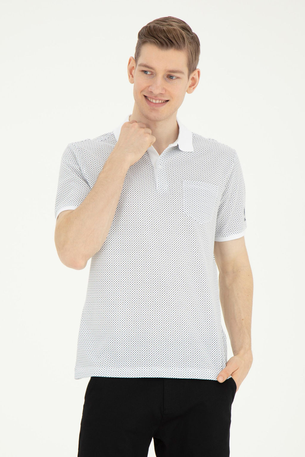 Мужская белая футболка - U.s. polo assn фото 8
