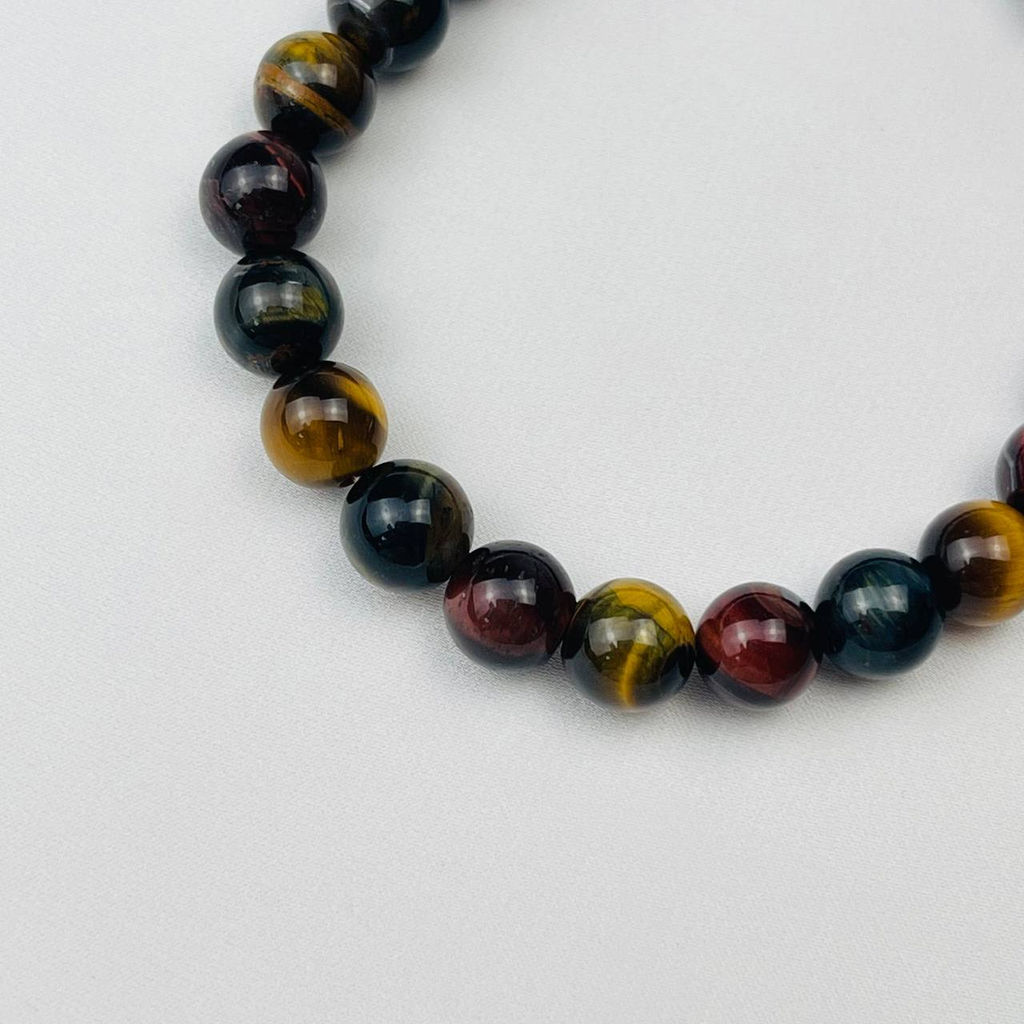 Браслет из Тигрового,Соколиного и Бычего глаза 20 см