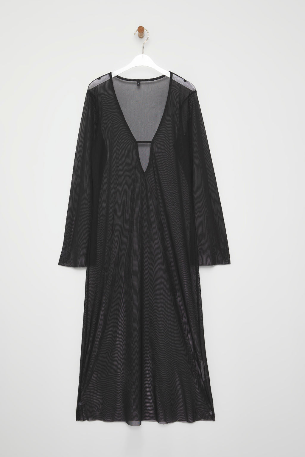 Trendyolmilla Leopar Desenli Oversize Maxi Dokuma Plaj Elbise TBESS25EL00116 фото 13
