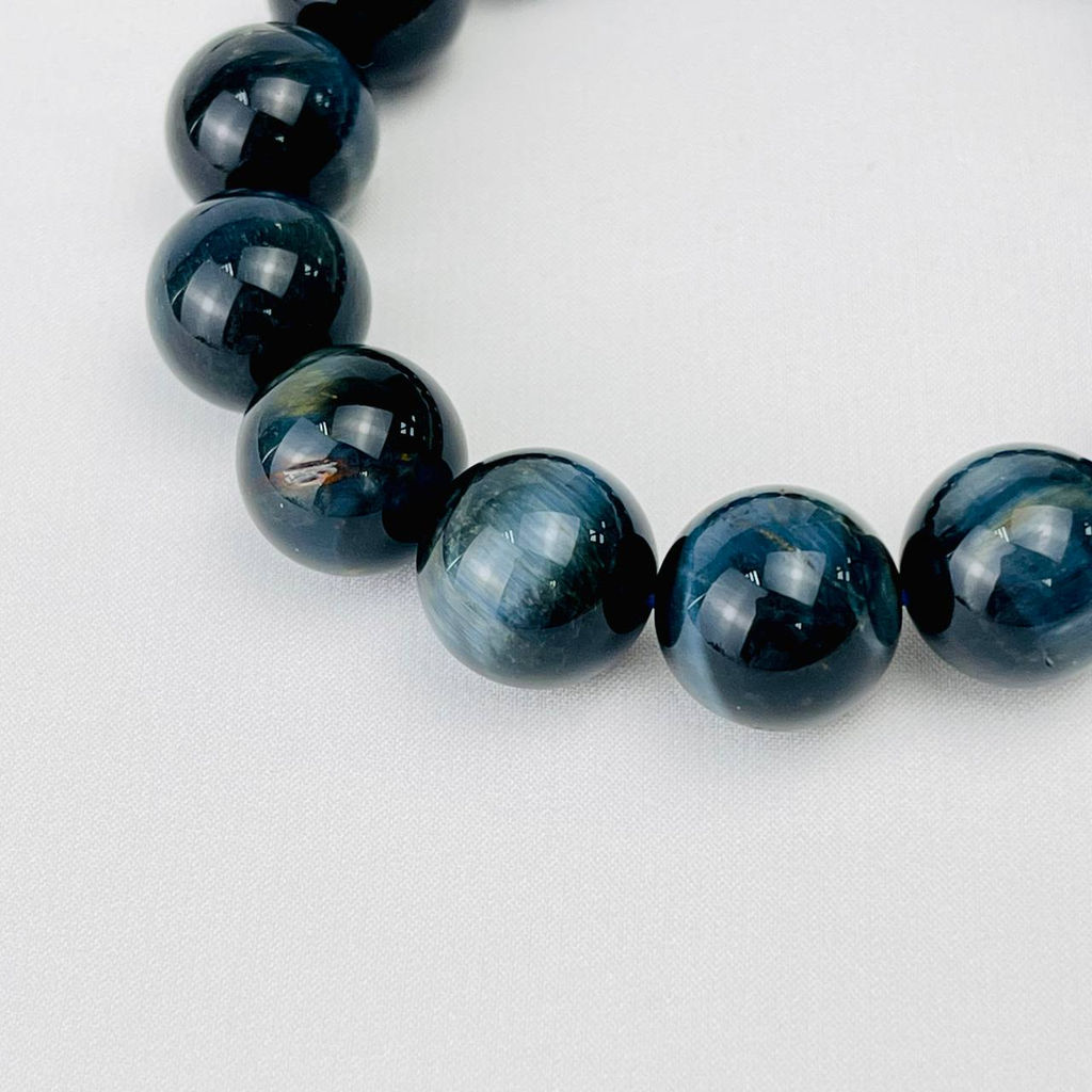 Браслет из Соколиного глаза 18,5 см - Радуга самоцветов фото 2