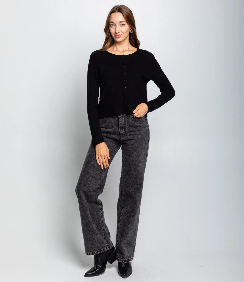 Кардиган #КТ9035 (3), чёрный