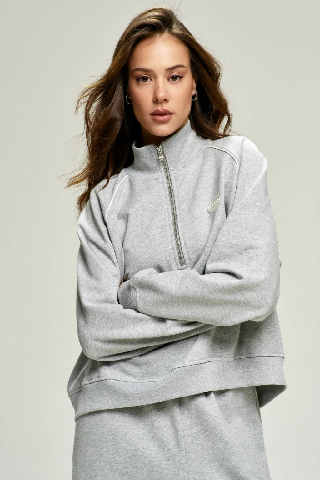 Анорак с кантом Grey Melange - Erist store фото 5