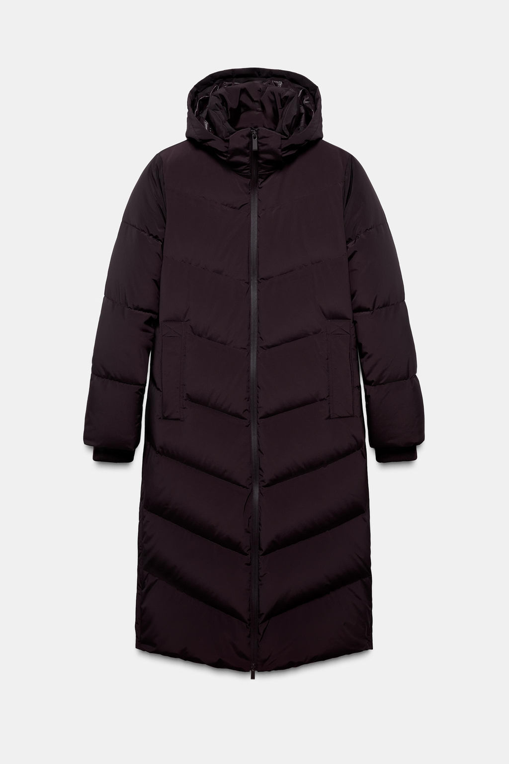 WATER-REPELLENT AND WINDPROOF LONG PUFFER JACKET - Zara фото 7