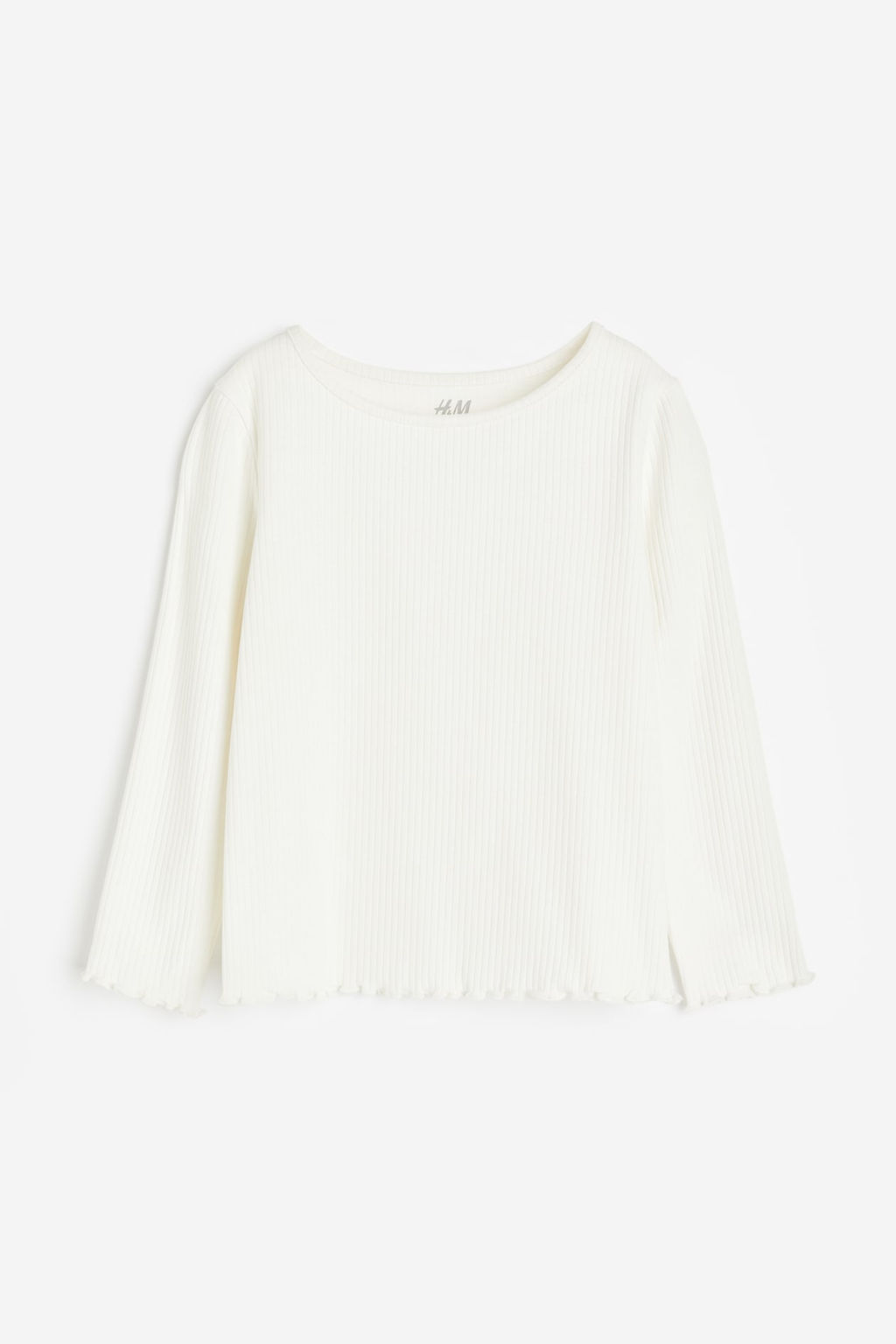 Camiseta de manga larga en punto - H&m фото 4