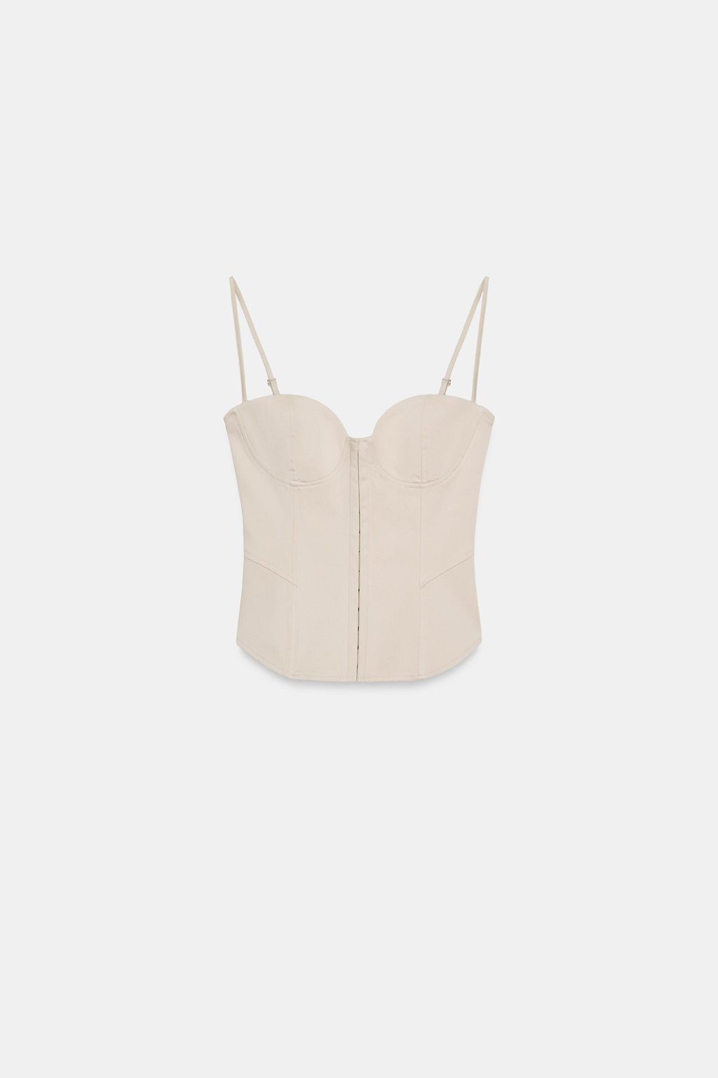 TOP CORSETERO TIRANTES / Beige - Zara фото 3
