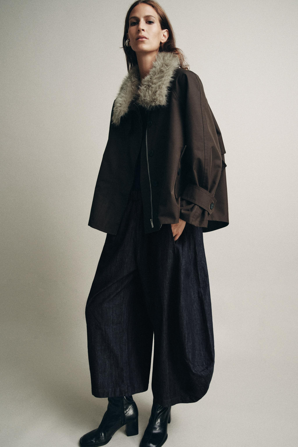 WATER-REPELLENT PARKA ZW COLLECTION - Zara фото 7