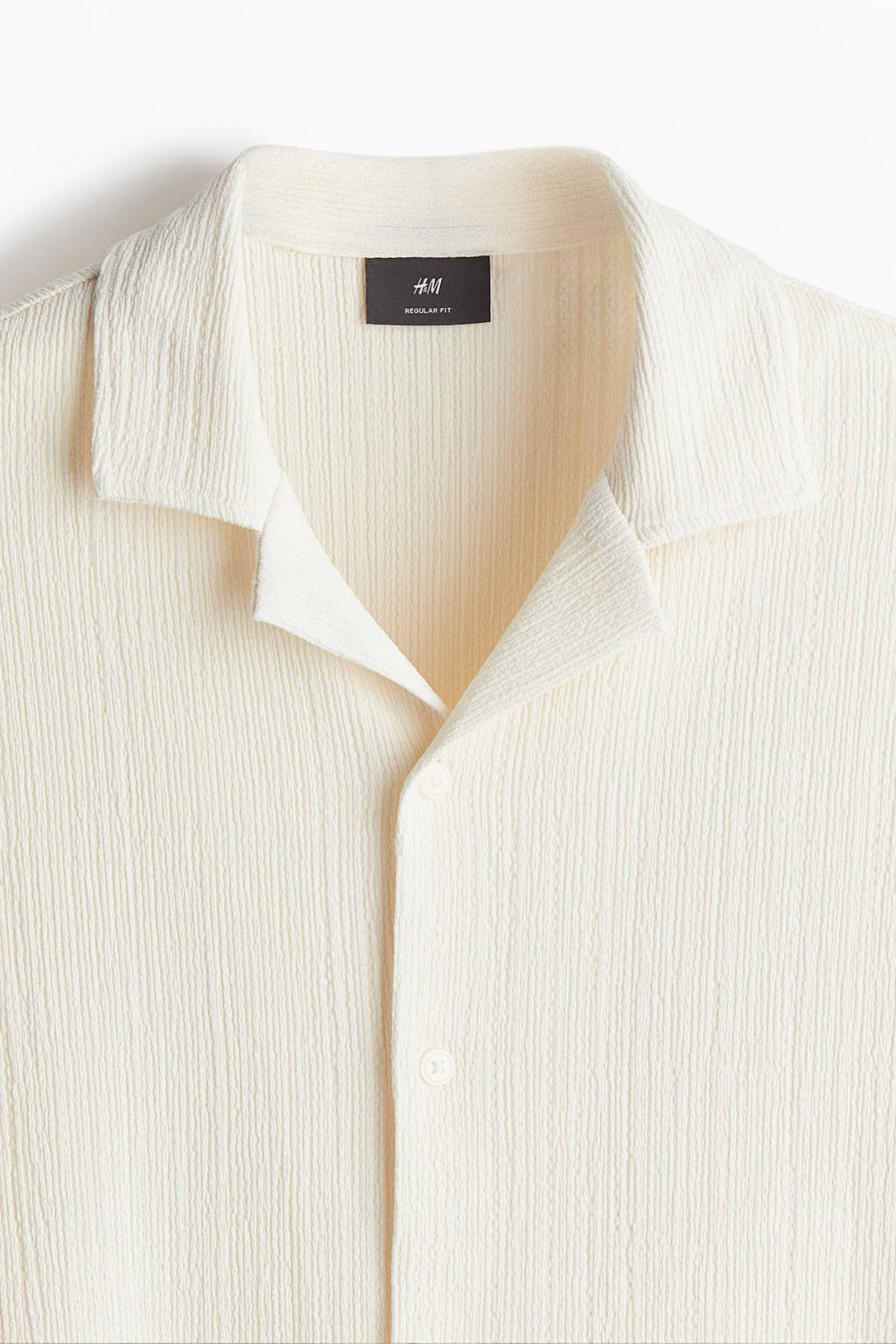 Camisa resort con efecto arrugado Regular Fit - H&m фото 8