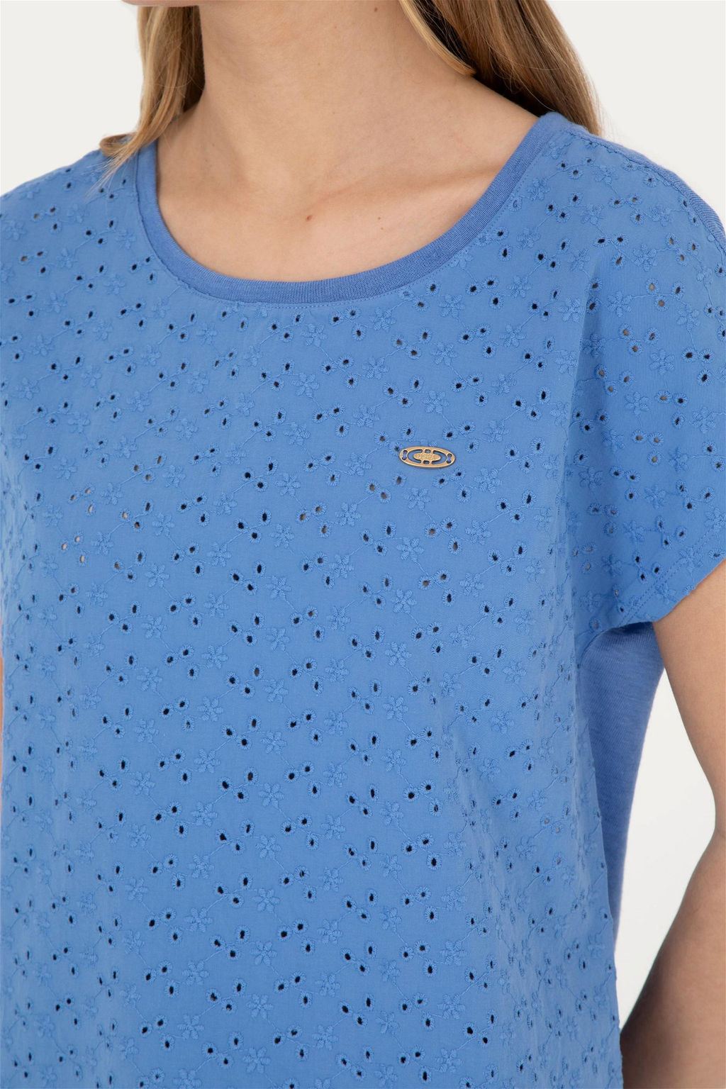 Женская темно-синяя футболка - U.s. polo assn фото 7