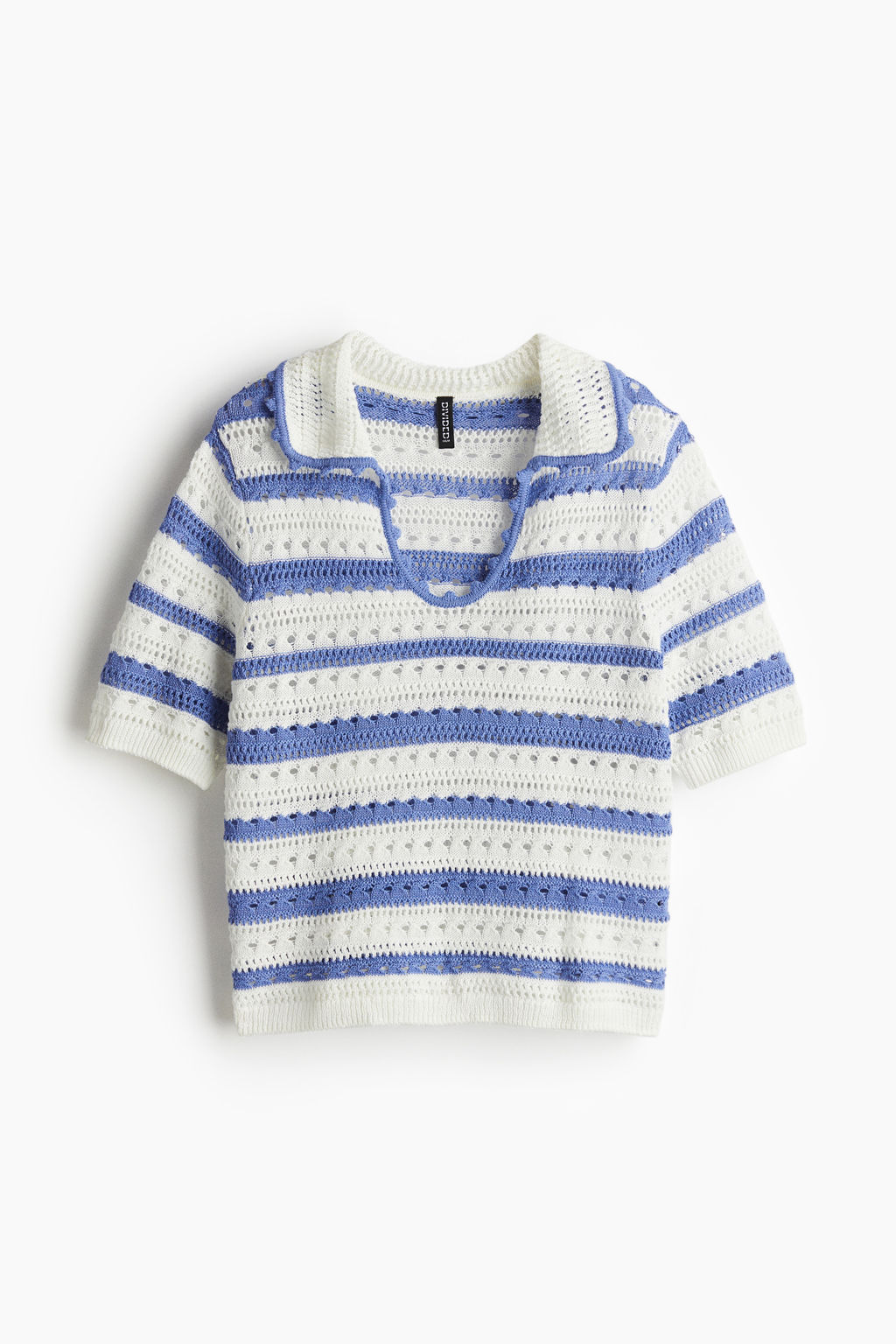 Top en punto calado con cuello - H&m фото 3