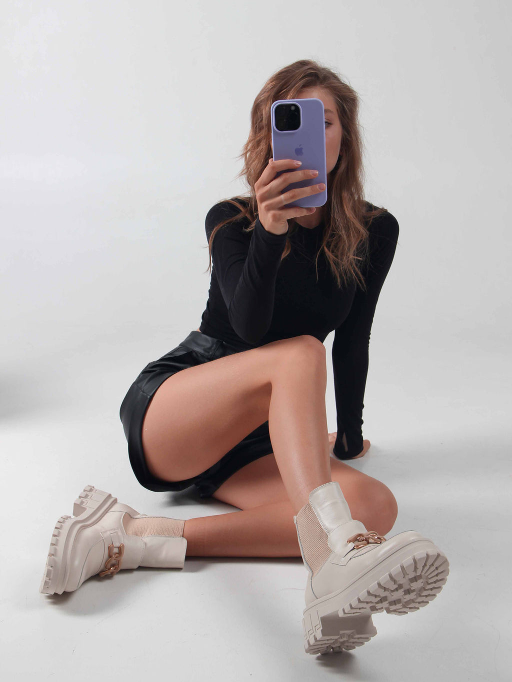 Ботинки 358.5511be.Beige/Мех