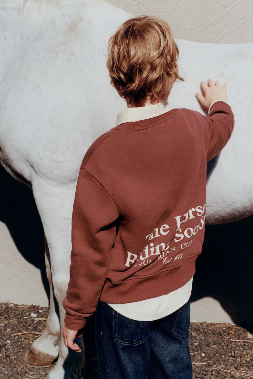 EMBROIDERED SLOGAN SWEATSHIRT - Zara фото 5