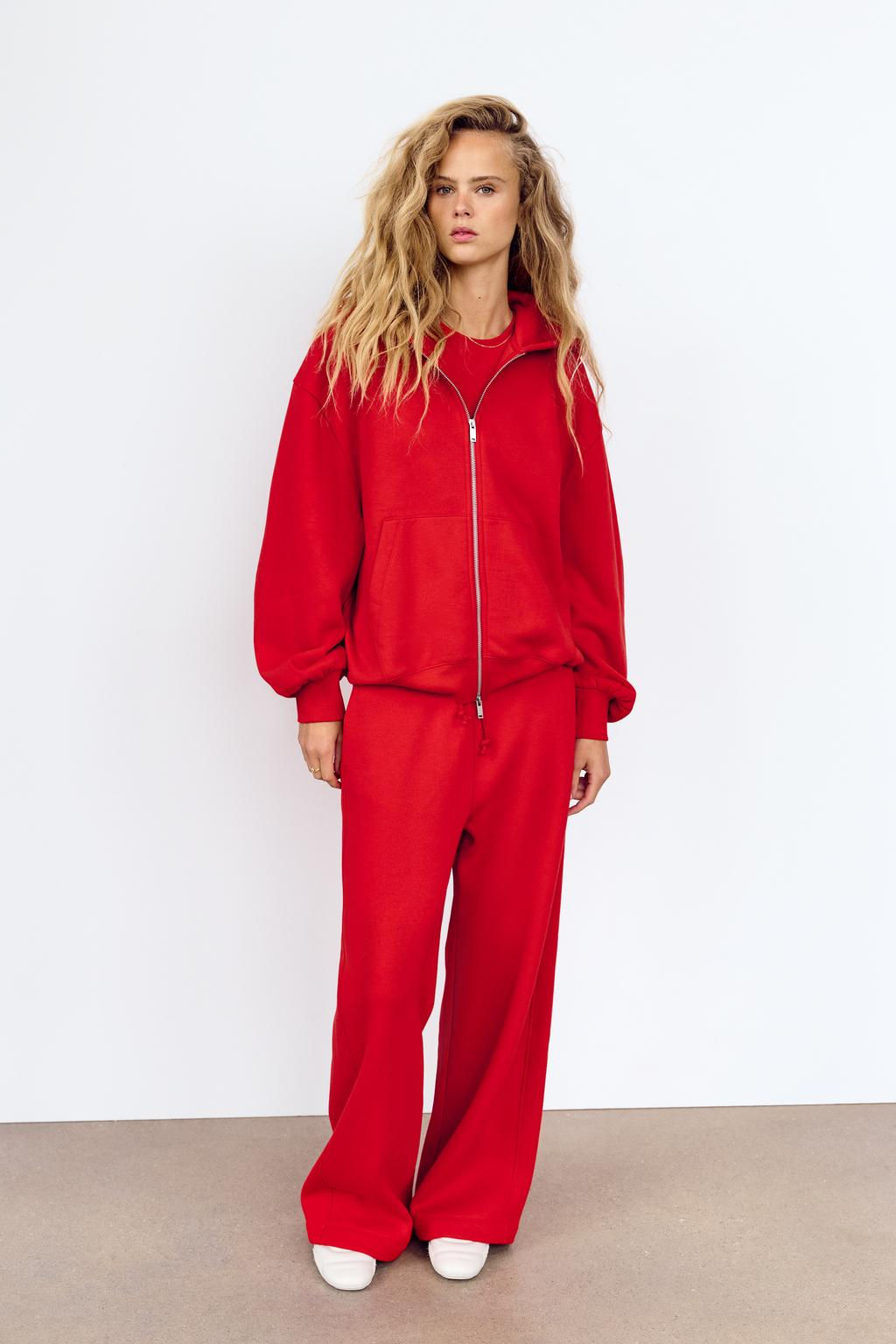 OVERSIZED ZIPPED SWEATSHIRT - Zara фото 11