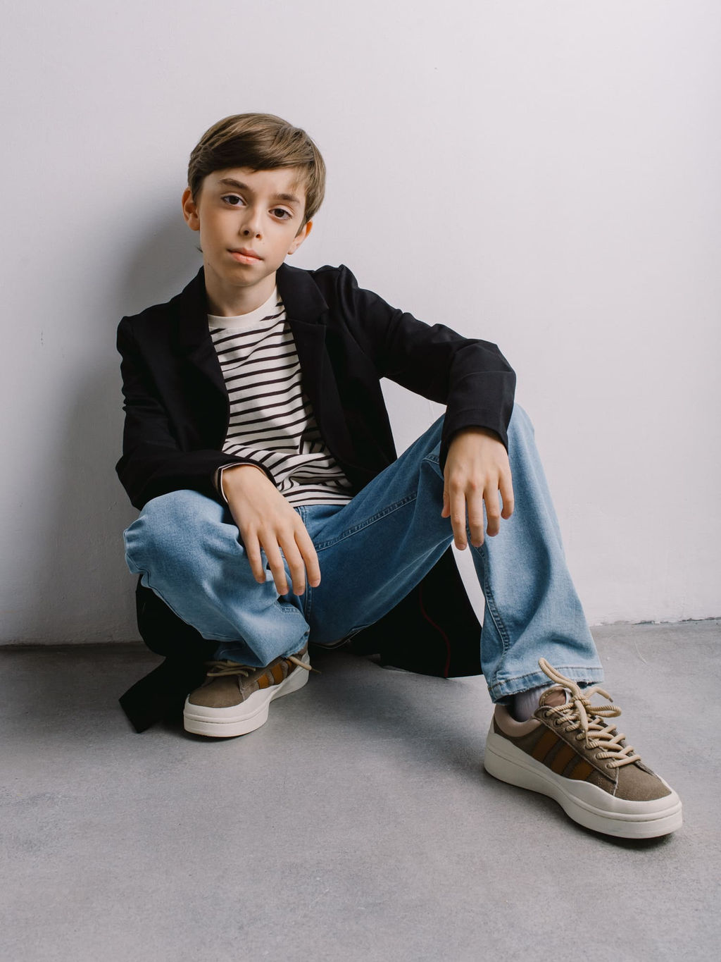 Джинсы прямые Голубые 7+ - Bungly фото 9