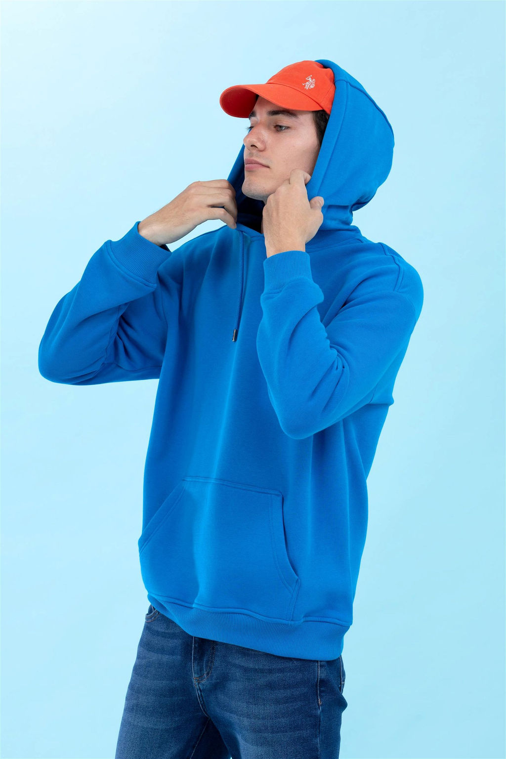 U. S. Polo Assn Базовая толстовка оверсайз с капюшоном Kobalt - U.s. polo assn фото 5