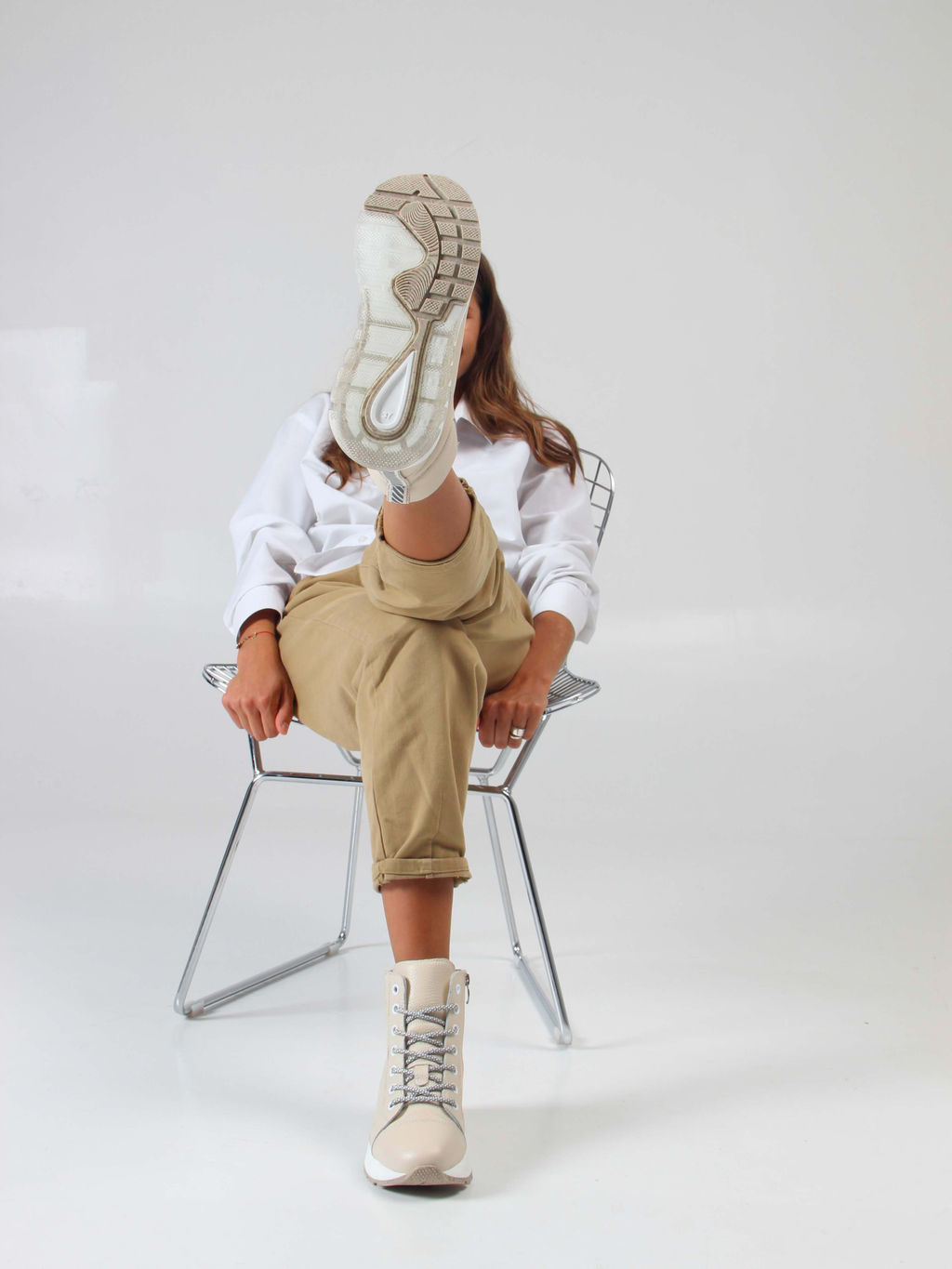 Ботинки 311.AVATARbe. Бежевый макс/Шерсть