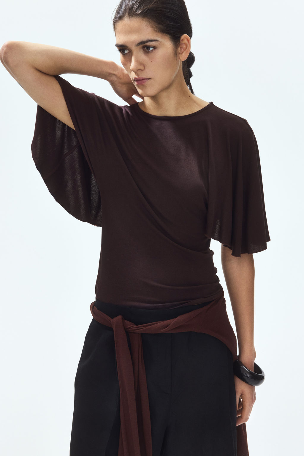 Top de canal? con mangas murci?lago - H&m фото 3