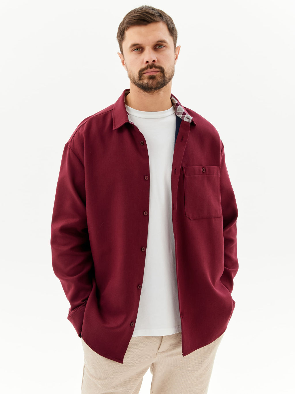 Сорочка мужская длинный рукав GREG S656/211/2181/1  фото 7