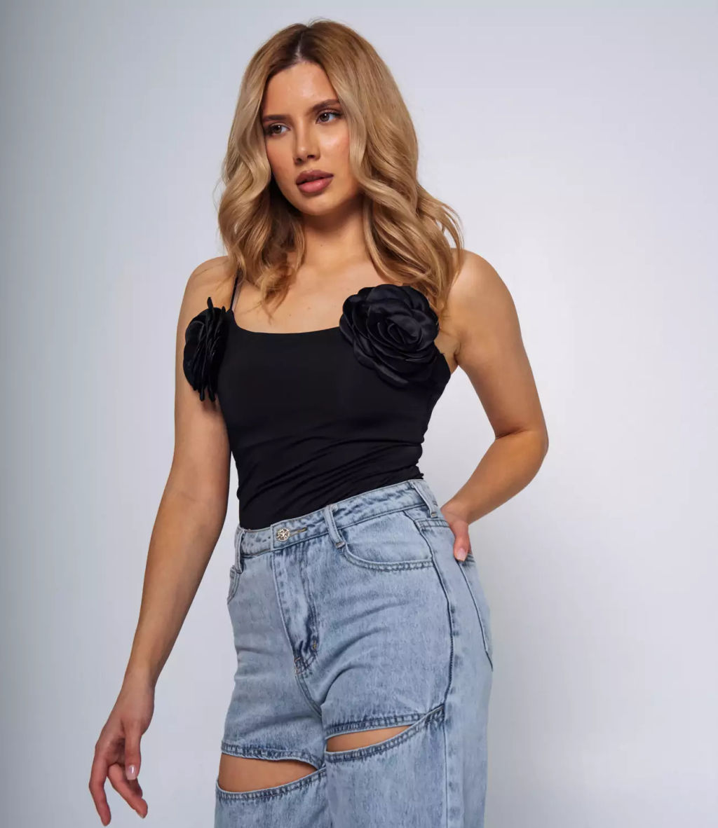 Боди #КТ021 (1), чёрный